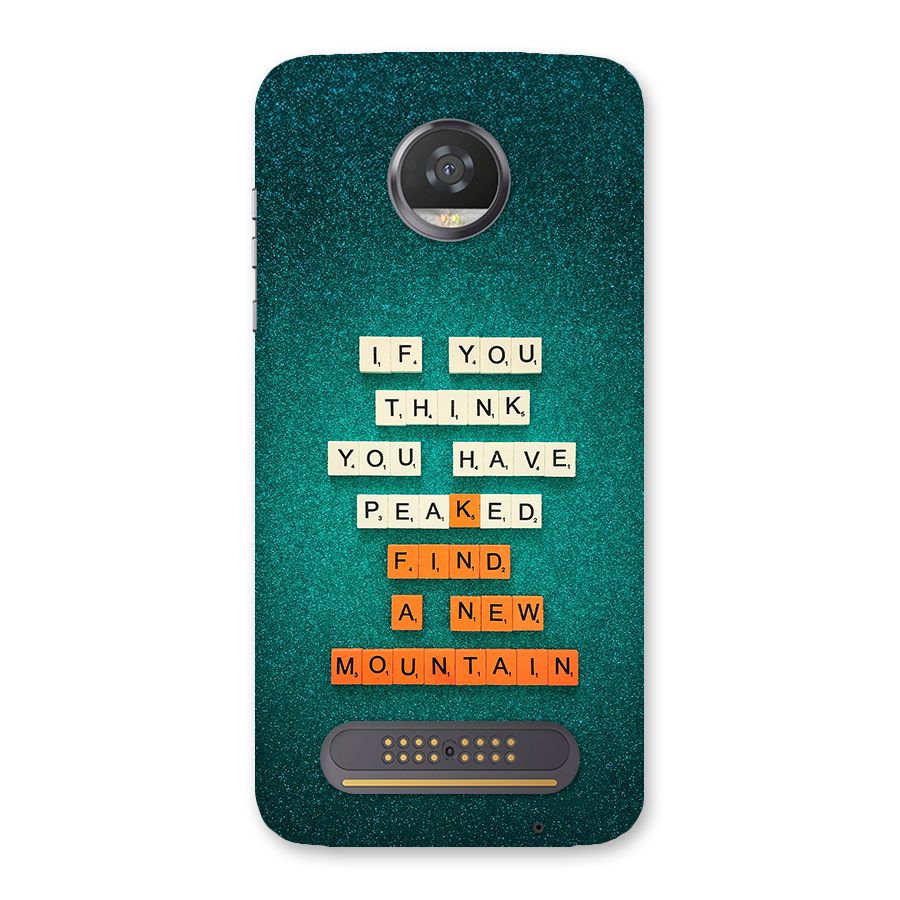 New Mountain Back Case for Moto Z2 Play