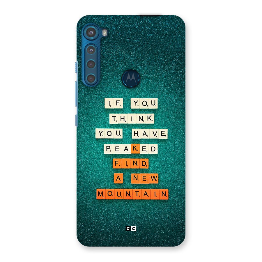 New Mountain Back Case for Motorola One Fusion Plus