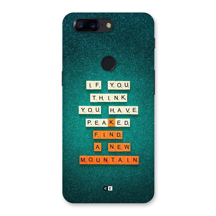 New Mountain Back Case for OnePlus 5T