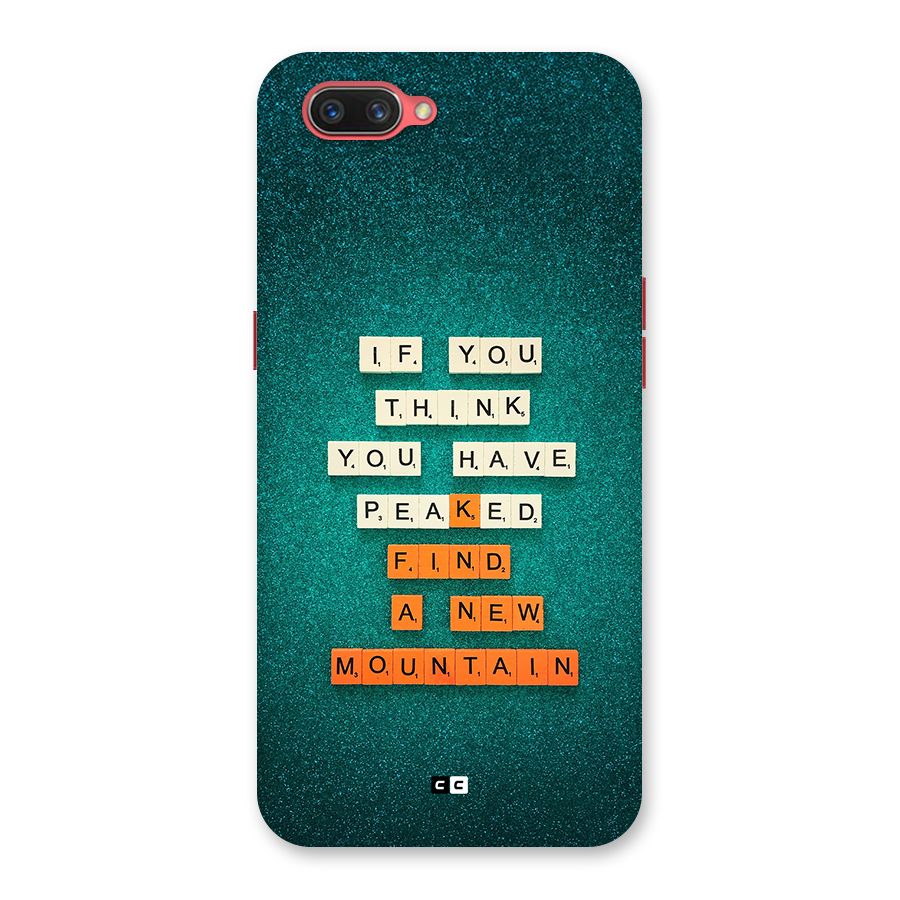New Mountain Back Case for Oppo A3s