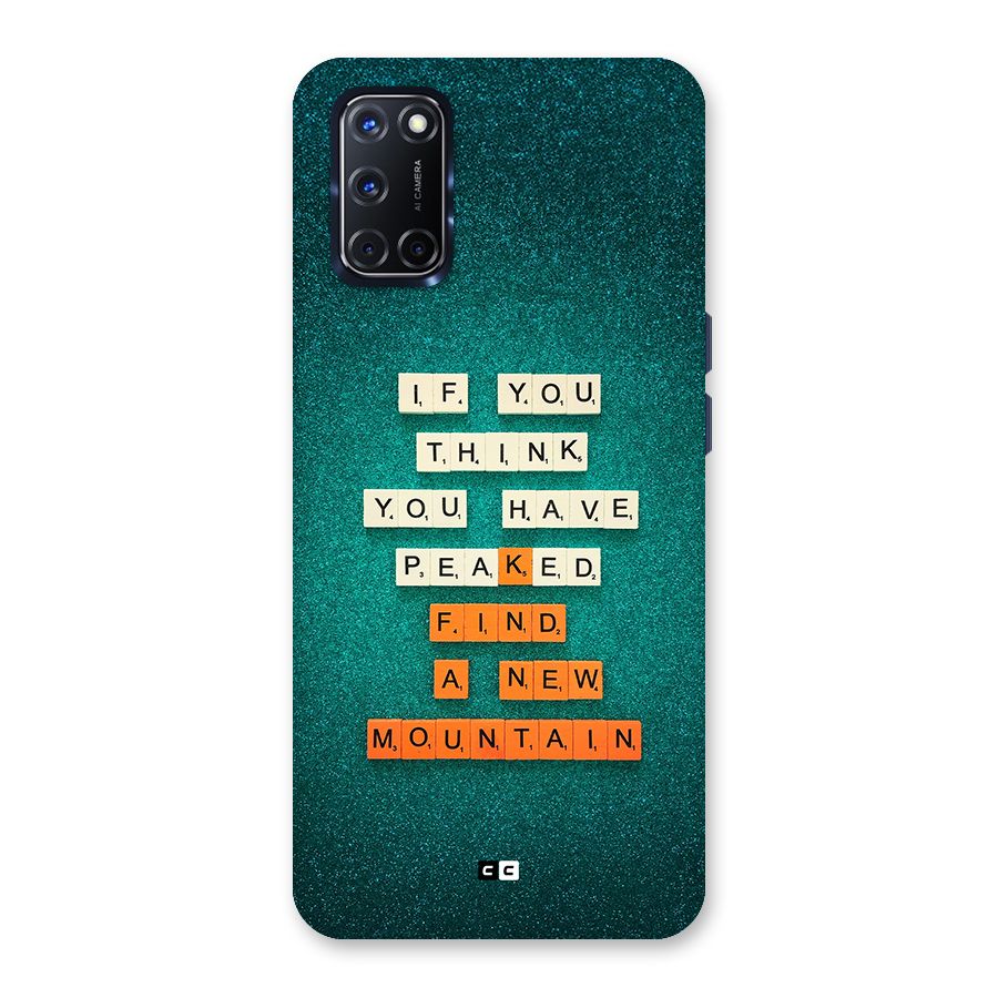 New Mountain Back Case for Oppo A52