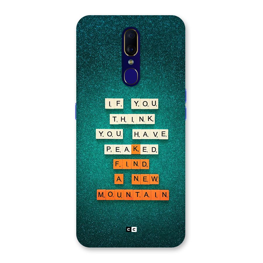 New Mountain Back Case for Oppo A9