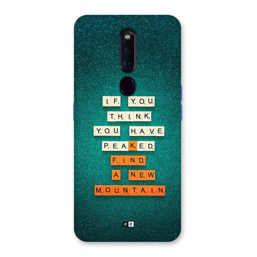 New Mountain Back Case for Oppo F11 Pro