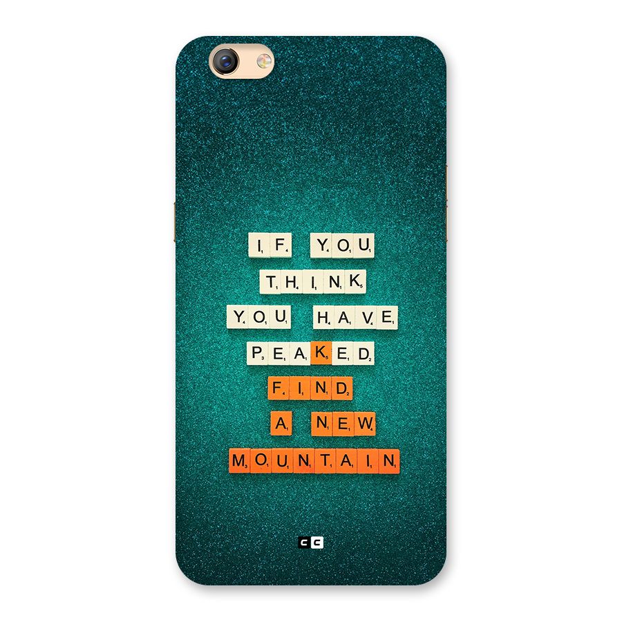 New Mountain Back Case for Oppo F3 Plus