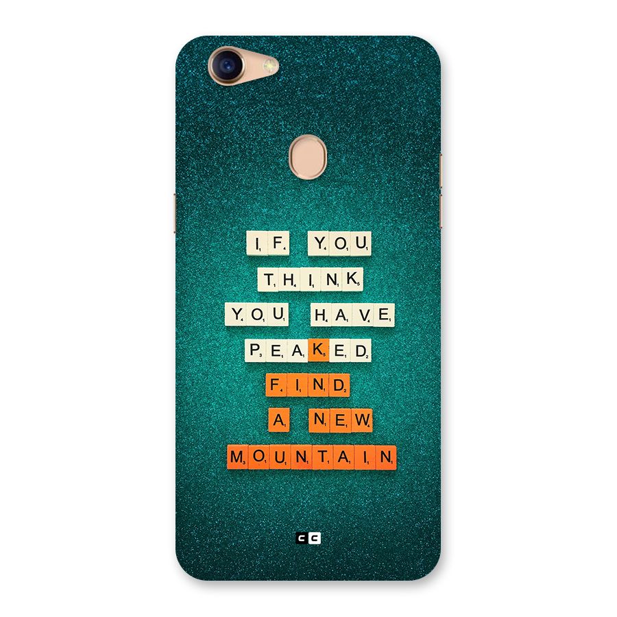 New Mountain Back Case for Oppo F5