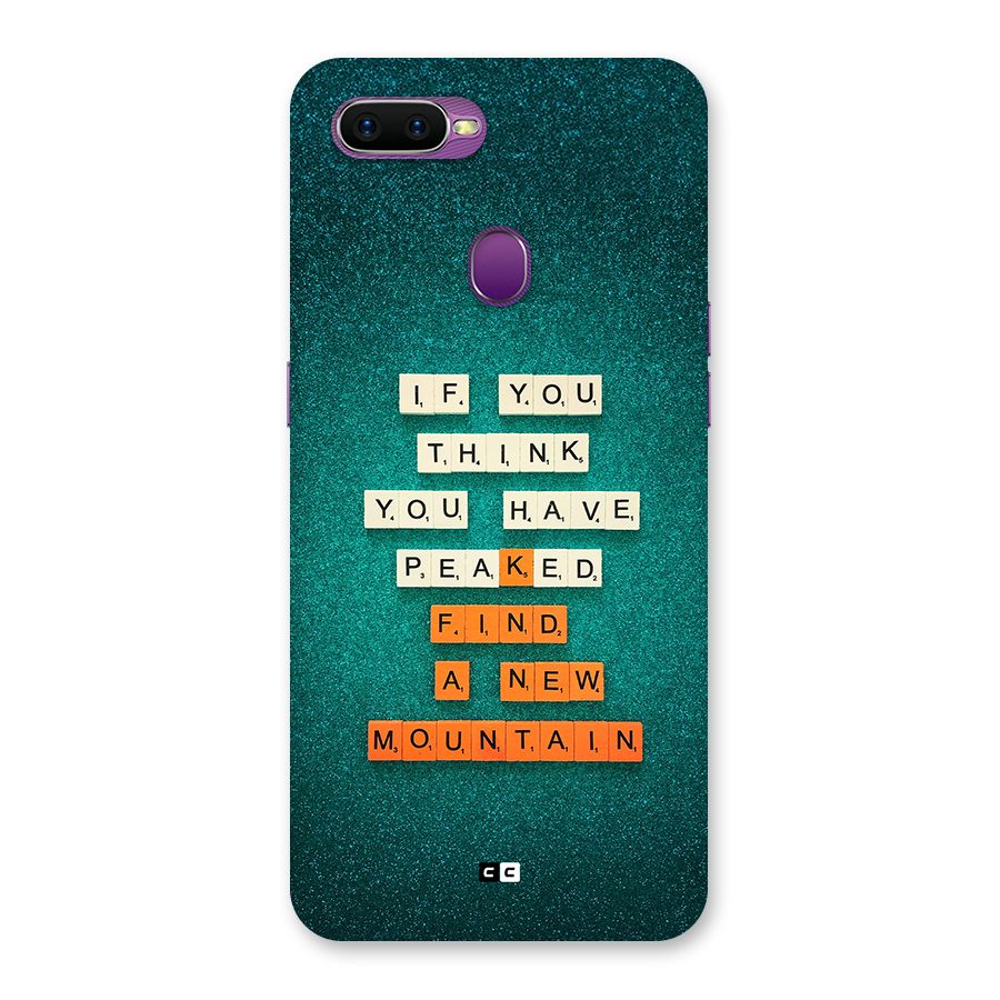 New Mountain Back Case for Oppo F9