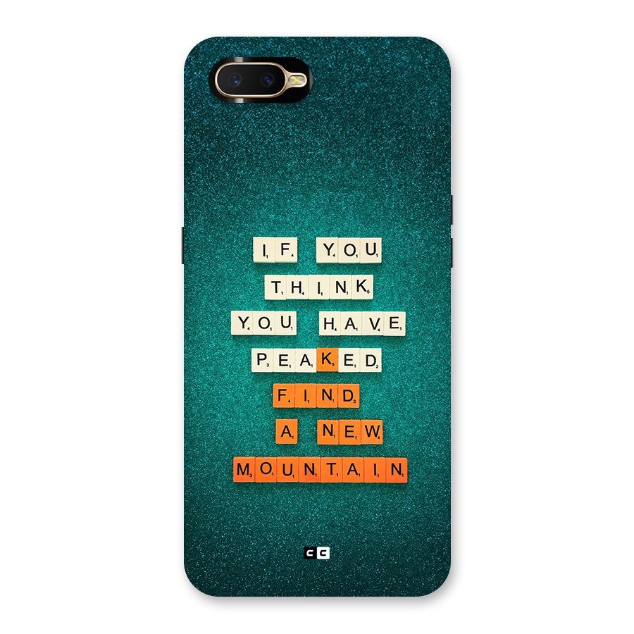 New Mountain Back Case for Oppo K1