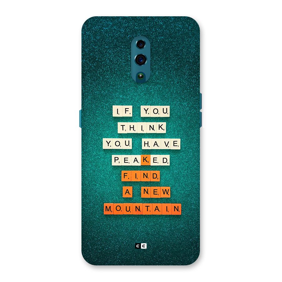 New Mountain Back Case for Oppo Reno