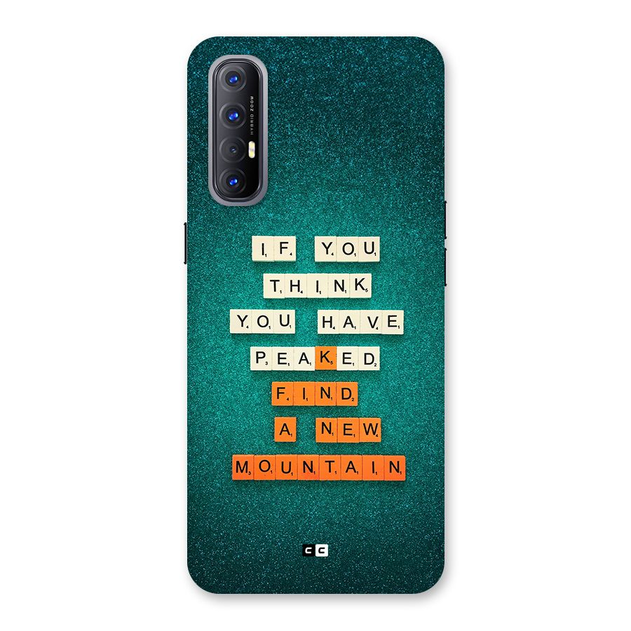 New Mountain Back Case for Oppo Reno3 Pro