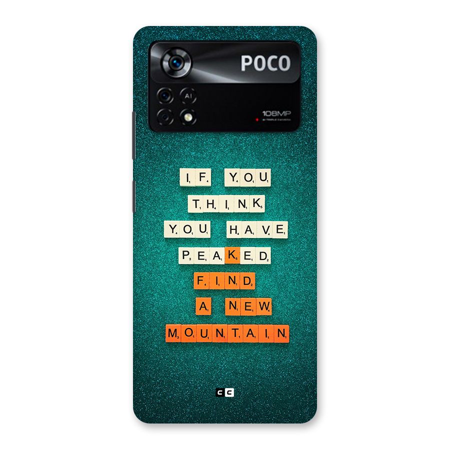 New Mountain Back Case for Poco X4 Pro 5G