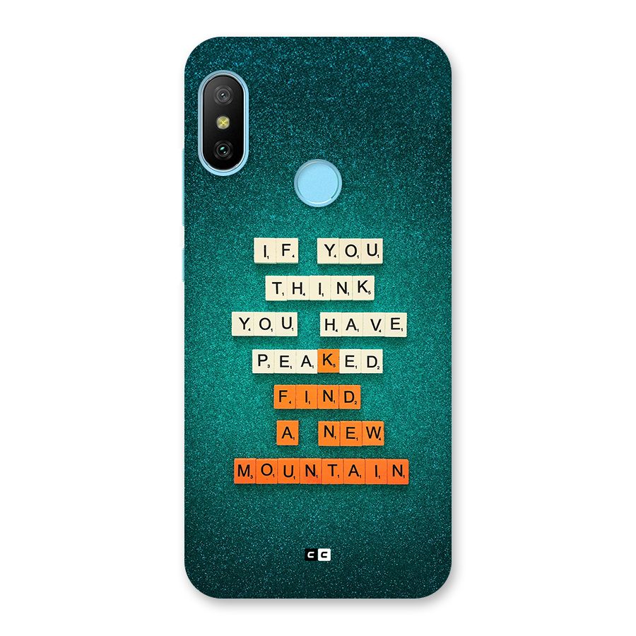 New Mountain Back Case for Redmi 6 Pro