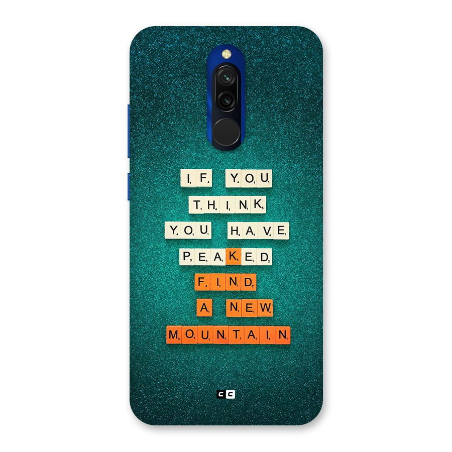 New Mountain Back Case for Redmi 8