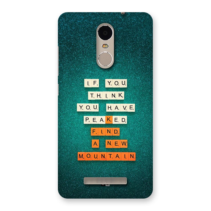New Mountain Back Case for Redmi Note 3