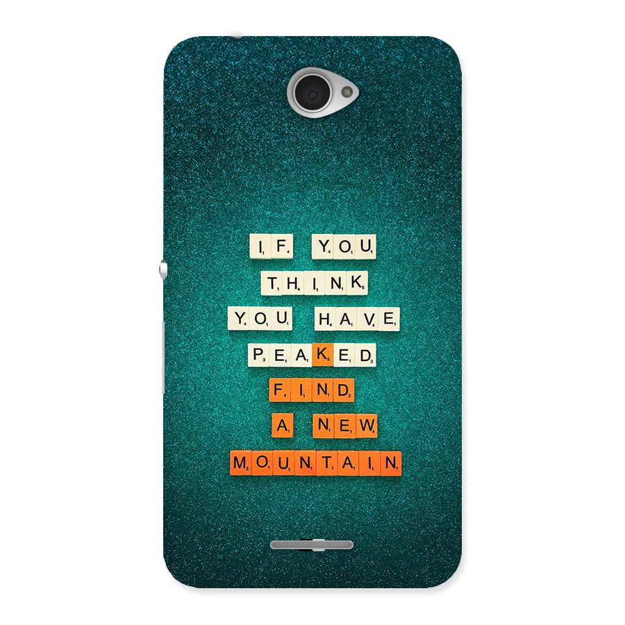 New Mountain Back Case for Xperia E4