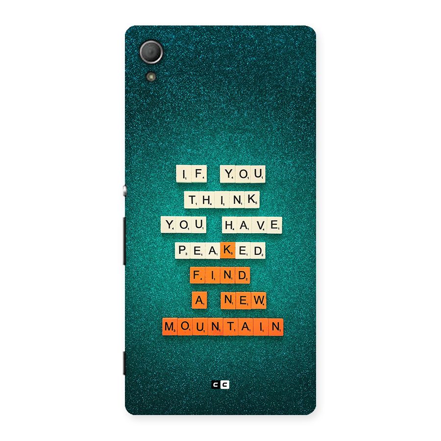 New Mountain Back Case for Xperia Z3 Plus