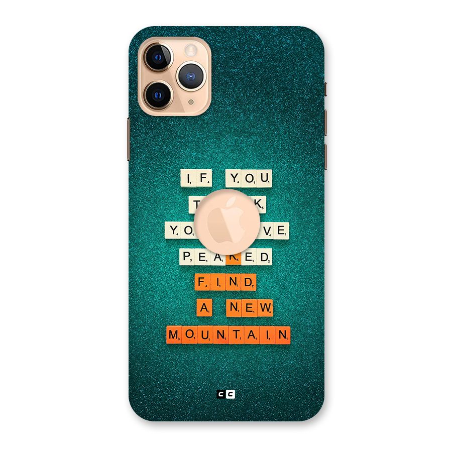 New Mountain Back Case for iPhone 11 Pro Max Logo Cut