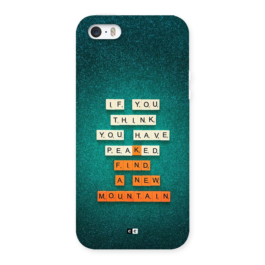 New Mountain Back Case for iPhone SE 2016