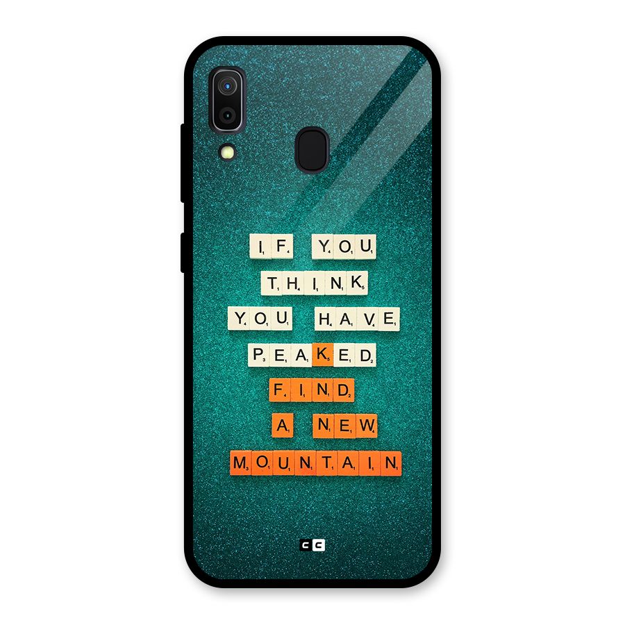 New Mountain Glass Back Case for Galaxy A30