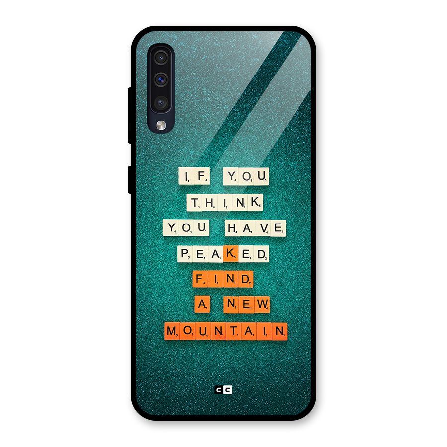 New Mountain Glass Back Case for Galaxy A30s