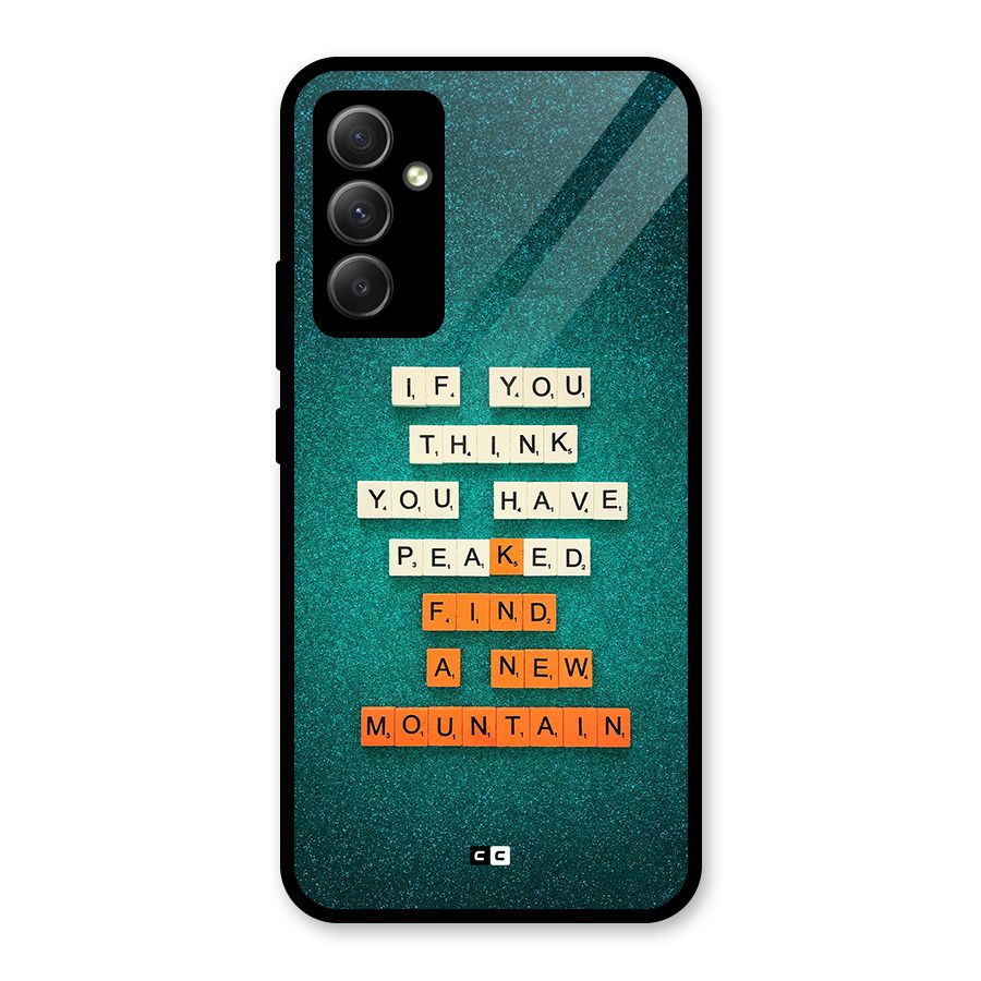 New Mountain Glass Back Case for Galaxy A34