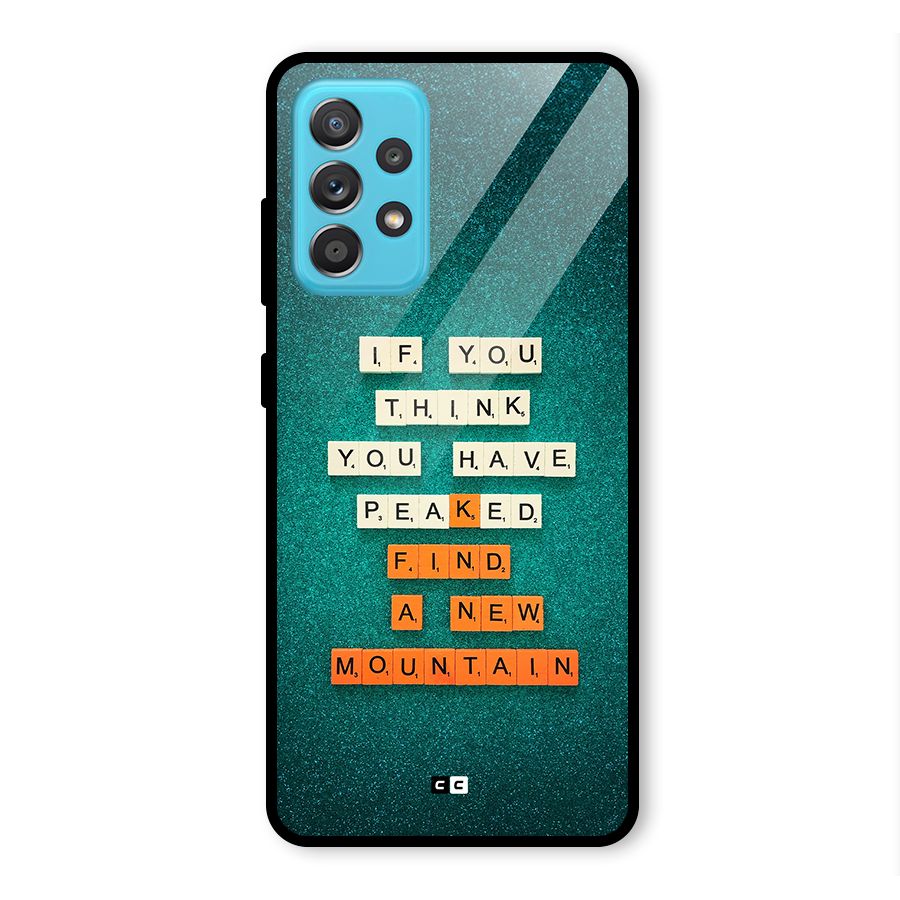 New Mountain Glass Back Case for Galaxy A52s 5G