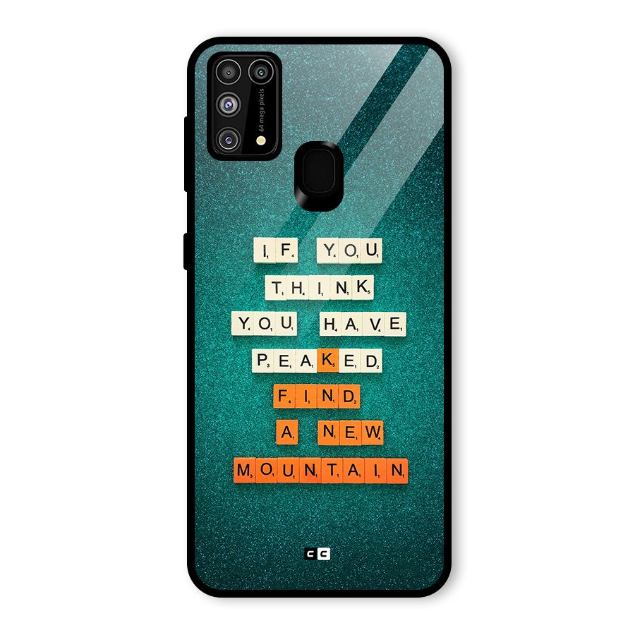 New Mountain Glass Back Case for Galaxy M31