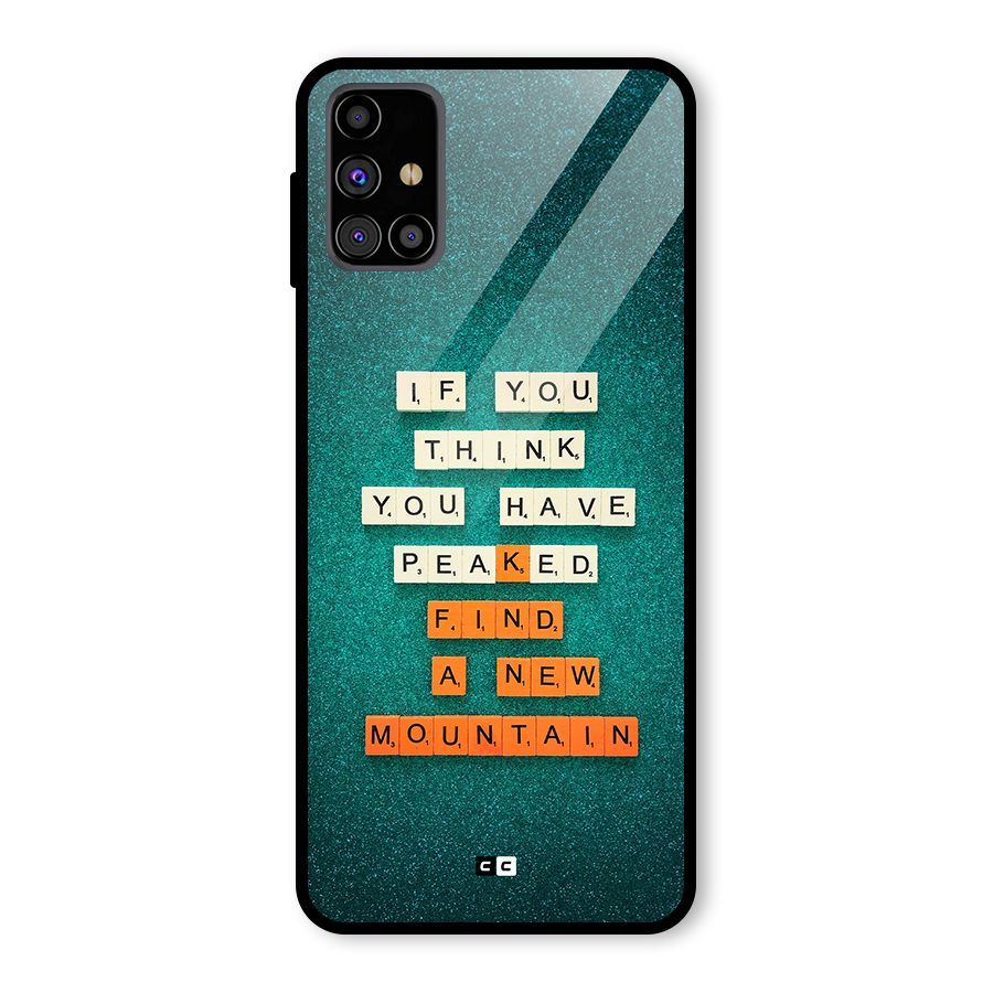 New Mountain Glass Back Case for Galaxy M31s