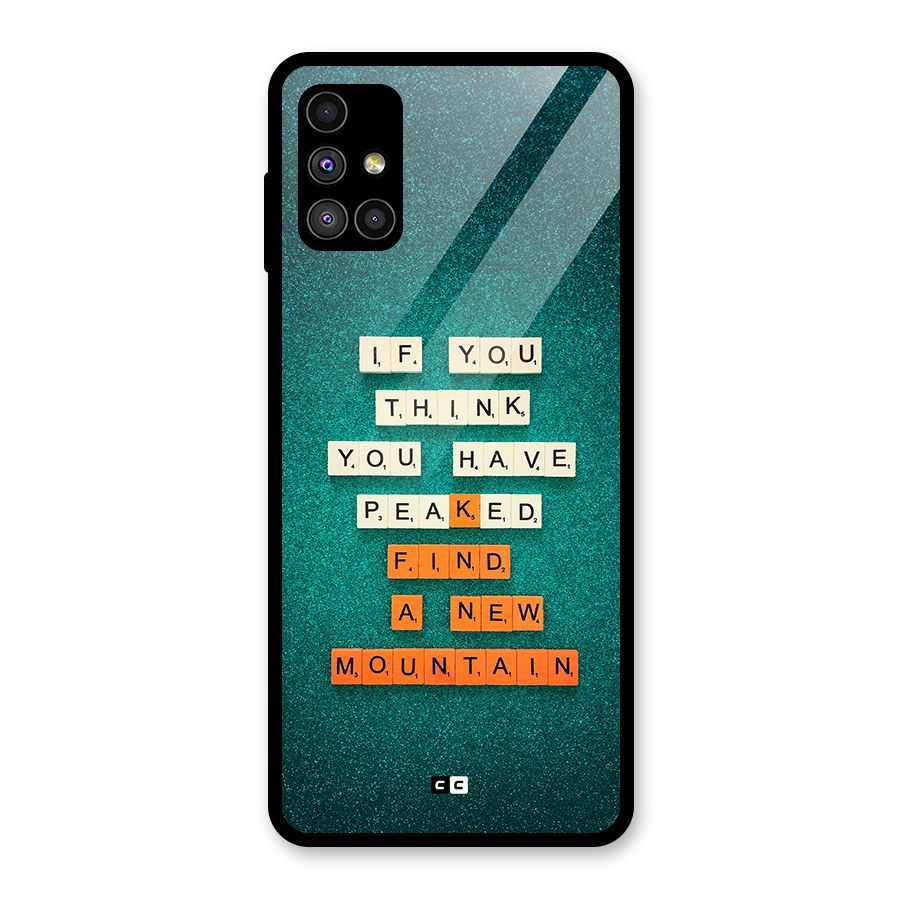 New Mountain Glass Back Case for Galaxy M51