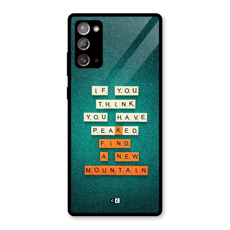New Mountain Glass Back Case for Galaxy Note 20