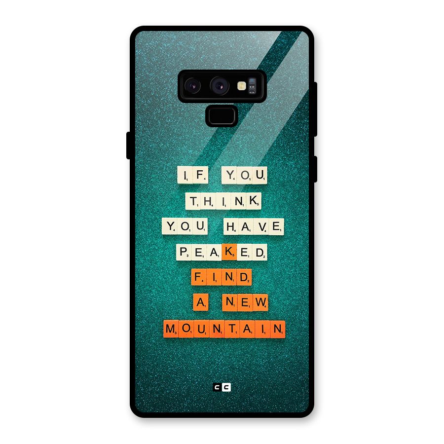 New Mountain Glass Back Case for Galaxy Note 9