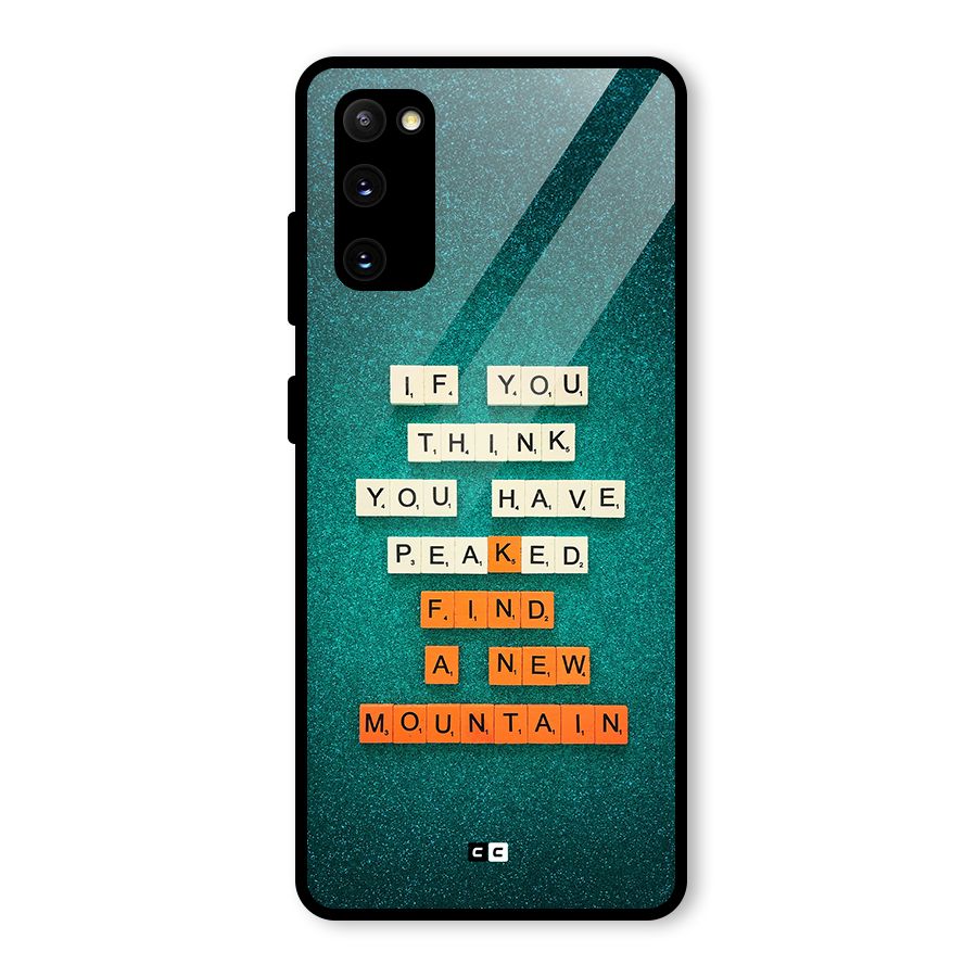 New Mountain Glass Back Case for Galaxy S20 FE