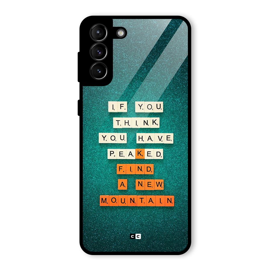 New Mountain Glass Back Case for Galaxy S21 Plus