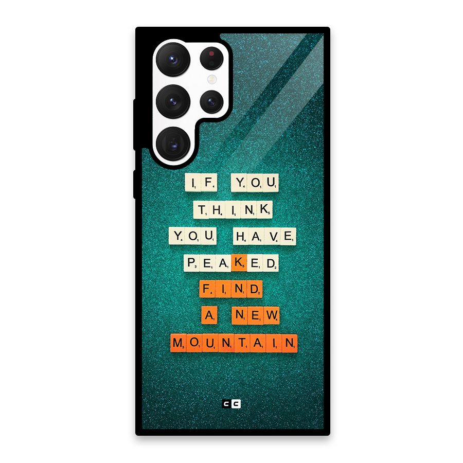 New Mountain Glass Back Case for Galaxy S22 Ultra 5G