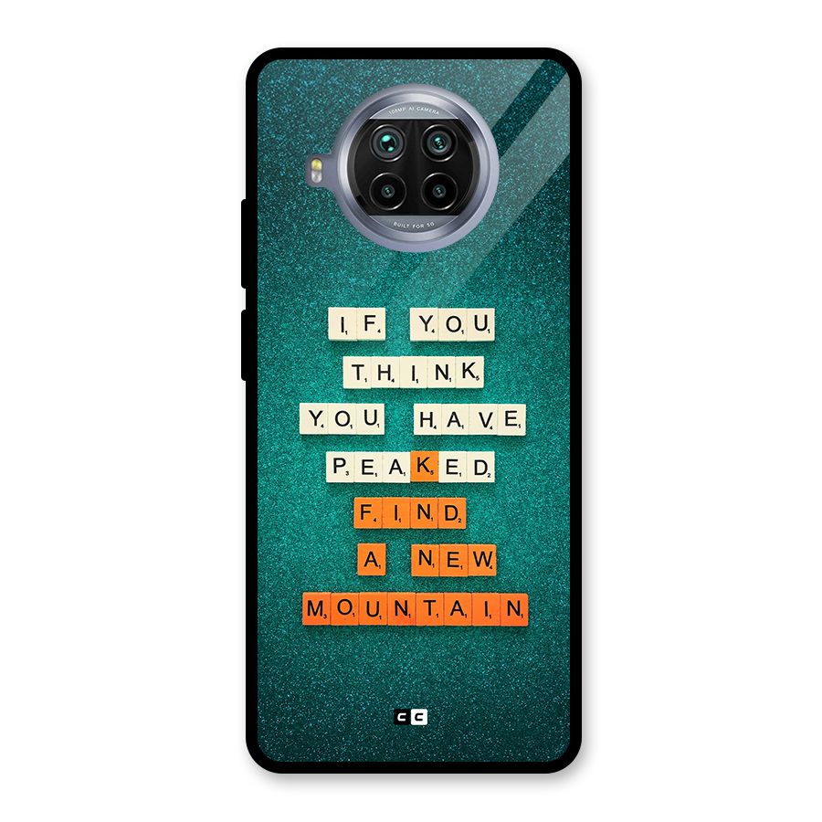 New Mountain Glass Back Case for Mi 10i