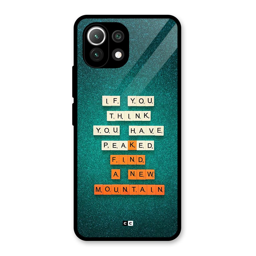New Mountain Glass Back Case for Mi 11 Lite NE 5G