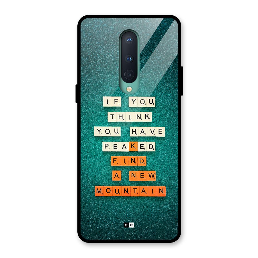 New Mountain Glass Back Case for OnePlus 8