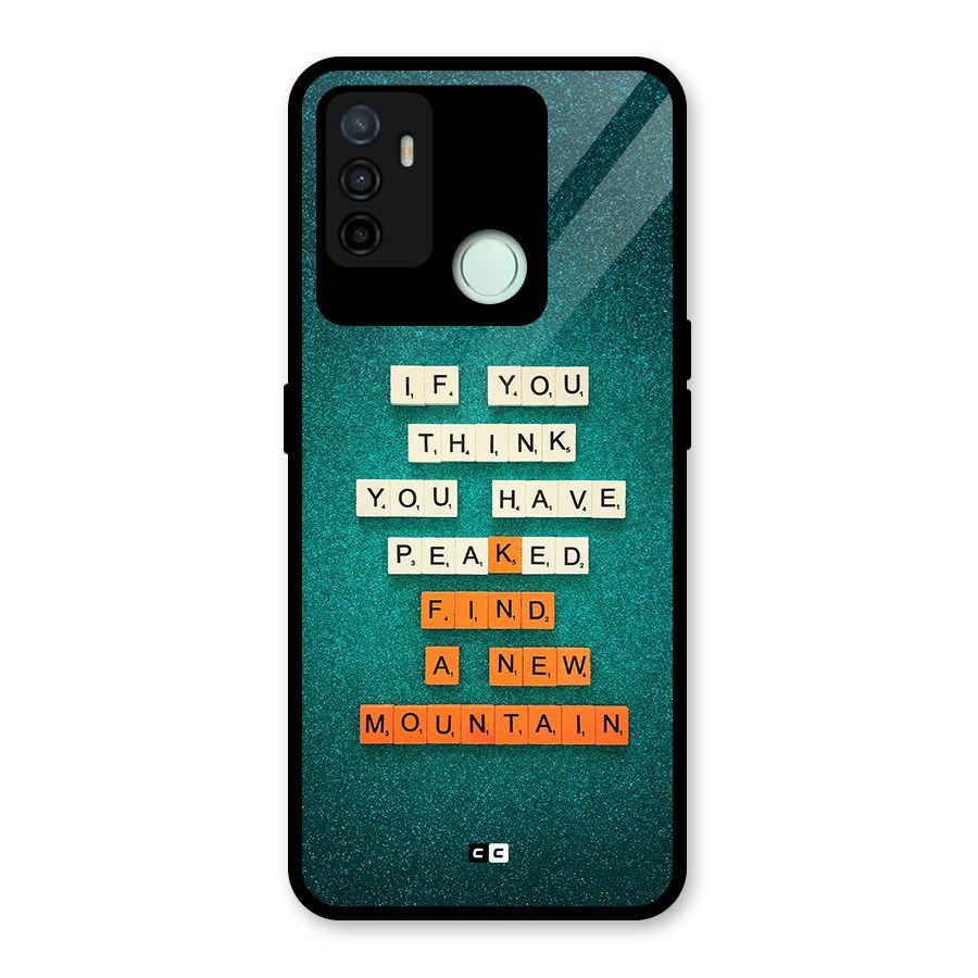 New Mountain Glass Back Case for Oppo A53