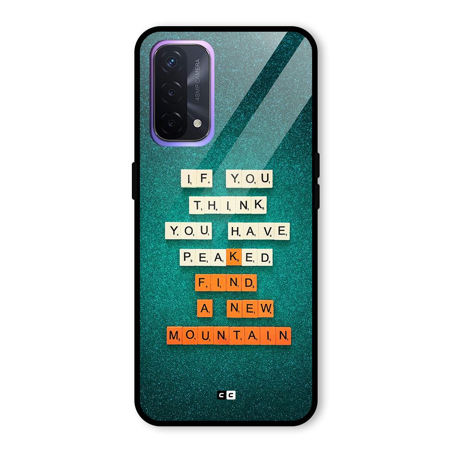 New Mountain Glass Back Case for Oppo A74 5G