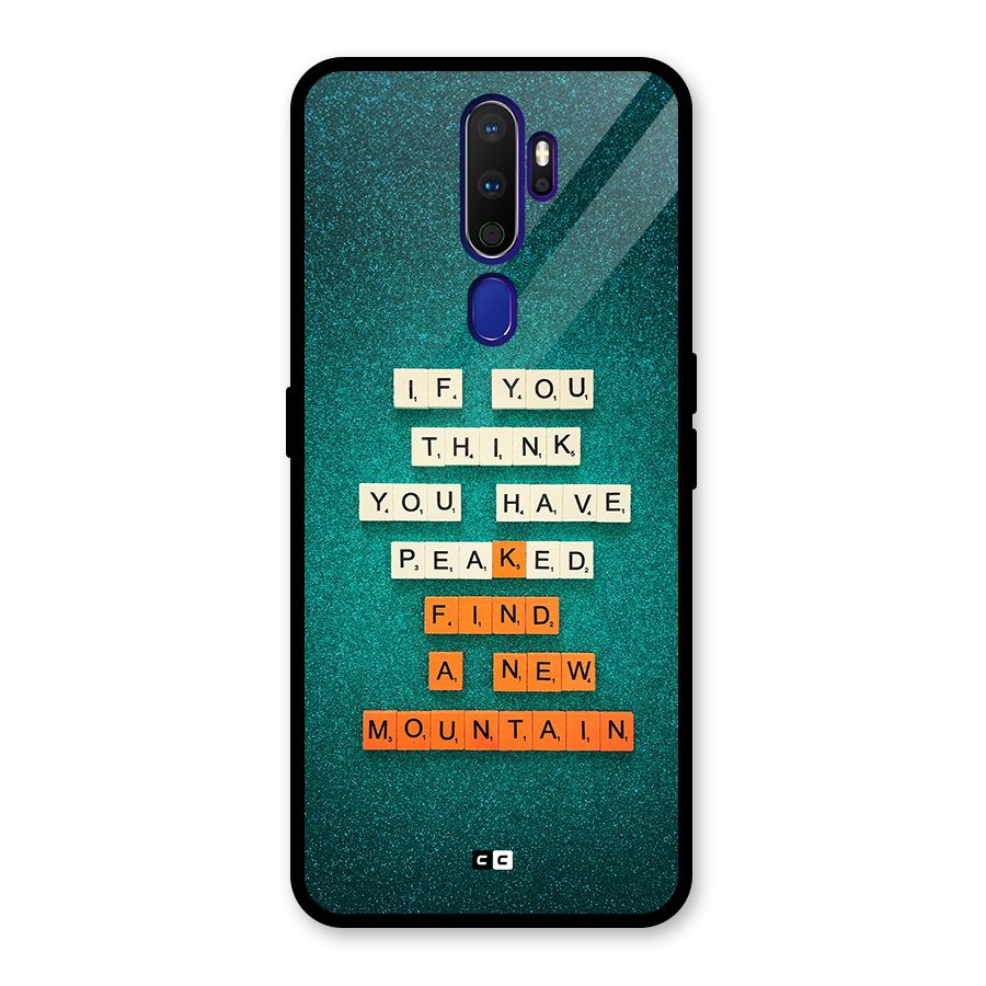 New Mountain Glass Back Case for Oppo A9 (2020)