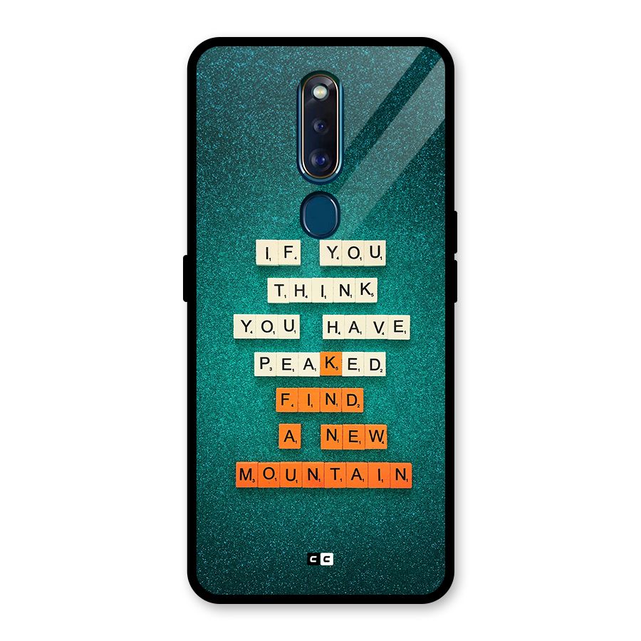 New Mountain Glass Back Case for Oppo F11 Pro