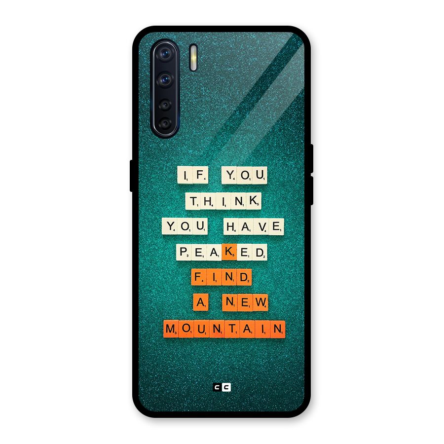 New Mountain Glass Back Case for Oppo F15
