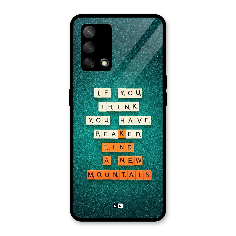 New Mountain Glass Back Case for Oppo F19