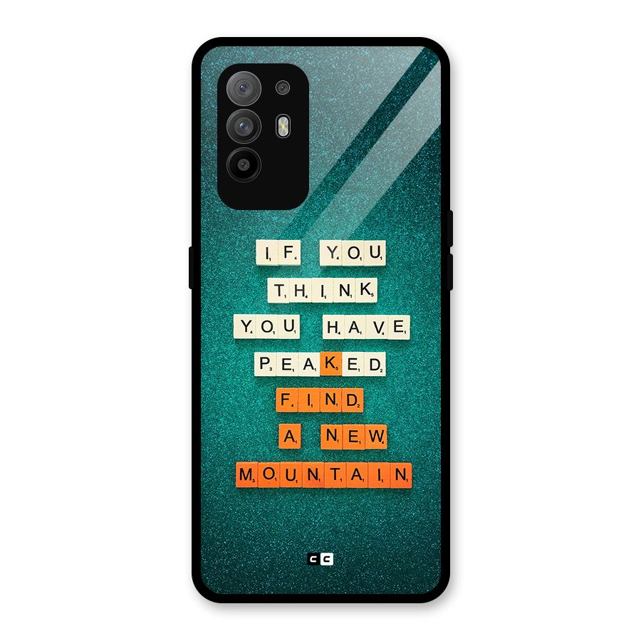 New Mountain Glass Back Case for Oppo F19 Pro Plus 5G
