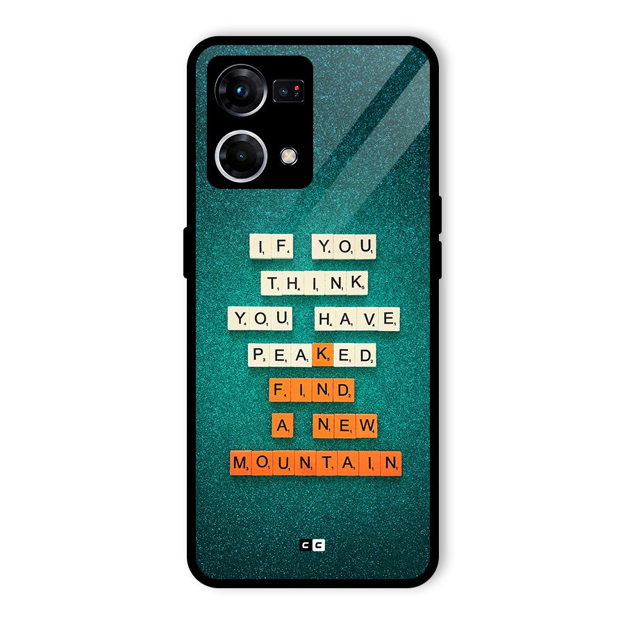 New Mountain Glass Back Case for Oppo F21 Pro 4G