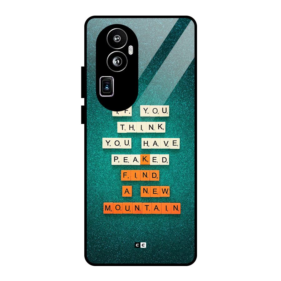 New Mountain Glass Back Case for Oppo Reno10 Pro Plus