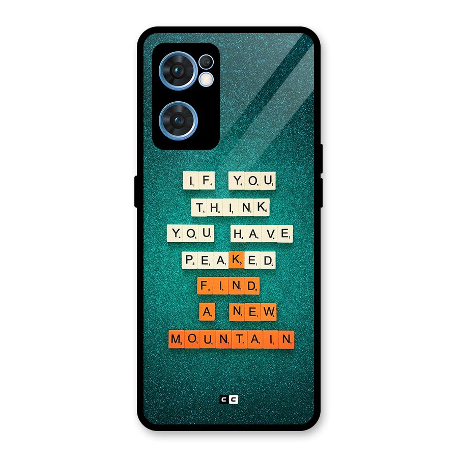 New Mountain Glass Back Case for Oppo Reno7 5G