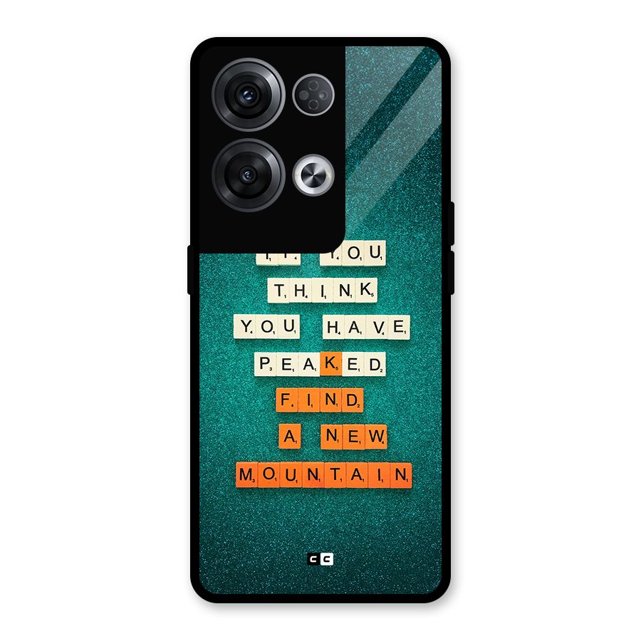 New Mountain Glass Back Case for Oppo Reno8 Pro 5G