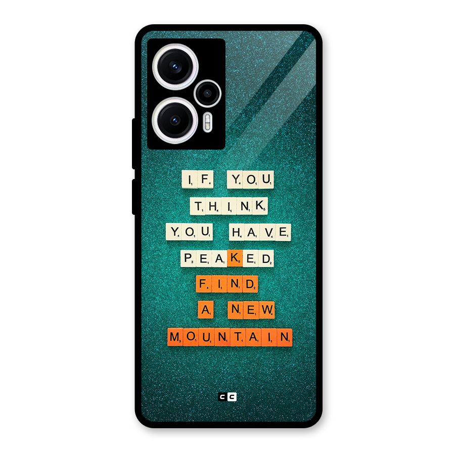 New Mountain Glass Back Case for Poco F5