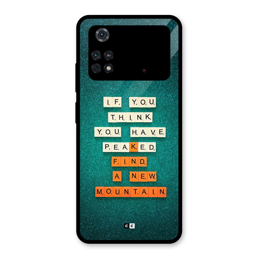 New Mountain Glass Back Case for Poco M4 Pro 4G