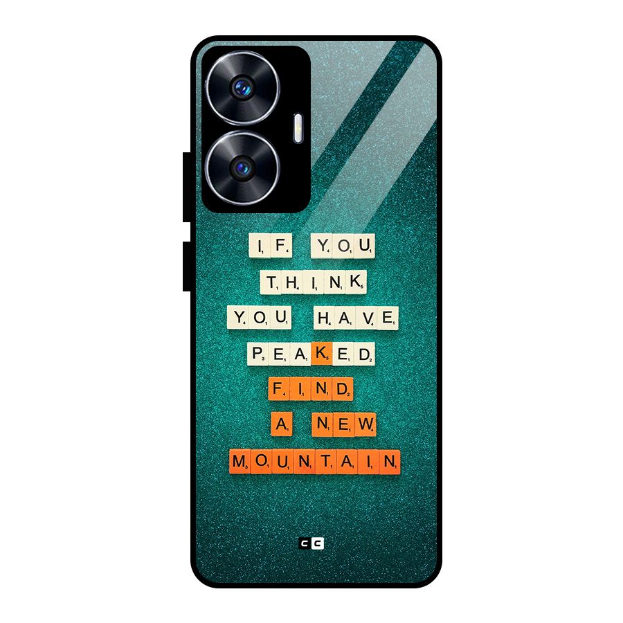 New Mountain Glass Back Case for Realme Narzo N55